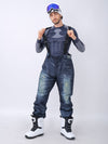 Salopette en jean pour homme, idéale pour les activités de plein air.