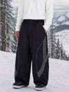 Pantalon de ski ample Nightline Park pour homme avec courbes réfléchissantes