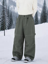 Pantalon de snowboard ample UrbanCraft pour homme, conçu pour une mobilité accrue des genoux.