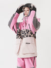 Anorak d'hiver unisexe réfléchissant et coloré pour homme et femme, idéal pour le snowboard.