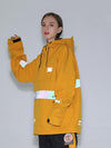 Veste anorak de montagne réfléchissante unisexe Gsou Snow pour femme