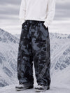 Pantalon de ski ample Nightline Park pour homme avec courbes réfléchissantes