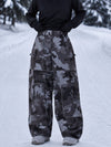 Pantalon de snowboard ample Park Rider Nightline pour femme, poches cargo et détails réfléchissants