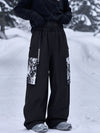 Pantalon de snowboard cargo freestyle ample Park Rider Hyper Flux Urban Graffiti pour femme