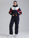 Combinaison de ski rétro classique Gsou Snow ChillTrack pour femme - Tenues de ski vintage années 80