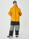 Veste de ski freestyle Mountain Breaker pour homme et pantalon de ski à empiècements graphiques