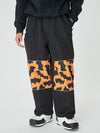 Pantalon de ski cargo ample Freestyle pour homme avec empiècements réfléchissants aux genoux