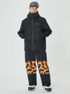 Veste de ski freestyle Mountain Breaker pour homme et pantalon de ski à empiècements graphiques