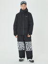 Veste de ski freestyle Mountain Breaker pour homme et pantalon de ski à empiècements graphiques