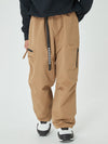 Pantalon de ski ample pour homme, style expédition en montagne, avec poches cargo latérales