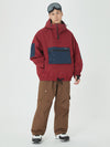 Veste bomber ample d'hiver pour homme et pantalon cargo de snowboard stylé