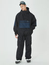 Veste bomber ample d'hiver pour homme et pantalon cargo de snowboard stylé