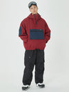 Veste bomber ample d'hiver pour homme et pantalon cargo de snowboard stylé