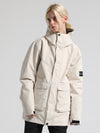 Veste de snowboard cargo Gsou Snow Winter Force pour femme