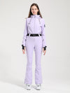 Combinaison de ski Gsou Snow Classic pour femme, coupe évasée et ceinturée