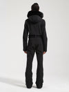 Combinaison de ski une pièce Gsou Snow Classic Dawn pour femme, ornée de fausse fourrure