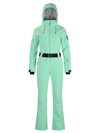 Combinaison de ski Gsou Snow Classic pour femme, coupe évasée et ceinturée