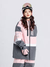 Coupe-vent Cosone Winter Forward à fermeture éclair et blocs de couleur pour femme