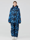 Combinaisons de ski Arctic Queen pour femmes, imprimé cosmique