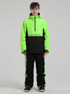 Combinaison de ski Gsou Snow Winter Storm pour homme, avec lettres réfléchissantes.