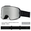 Lunettes de ski unisexes Nandn Optics Winter Mountain Fashion Snowboard sans monture