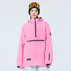 Pull polaire à col rond et poche kangourou pour femme