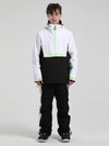 Combinaison de ski Gsou Snow Winter Storm pour homme, avec lettres réfléchissantes.