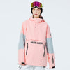Pull polaire à col rond et poche kangourou pour femme