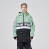 Veste de ski cargo Powershot pour femme avec demi-zip et ourlet amovible