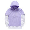 Sweat à capuche polaire pour homme avec motif smiley