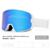 Lunettes de ski unisexes Nandn Optics Winter Mountain Fashion Snowboard sans monture
