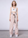 Pantalon de snowboard élastique à rayures Dook pour femme