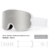 Lunettes de ski unisexes Nandn Optics Winter Mountain Fashion Snowboard sans monture