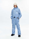 Combinaisons de snowboard une pièce pour homme, style urbain, manches à damier, haute performance