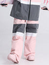 Pantalon de neige coupe-vent Cosone Winter Forward à fermeture éclair et blocs de couleur pour homme