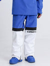 Pantalon de ski anorak Cosone Powdreamer à demi-zip et blocs de couleurs pour homme
