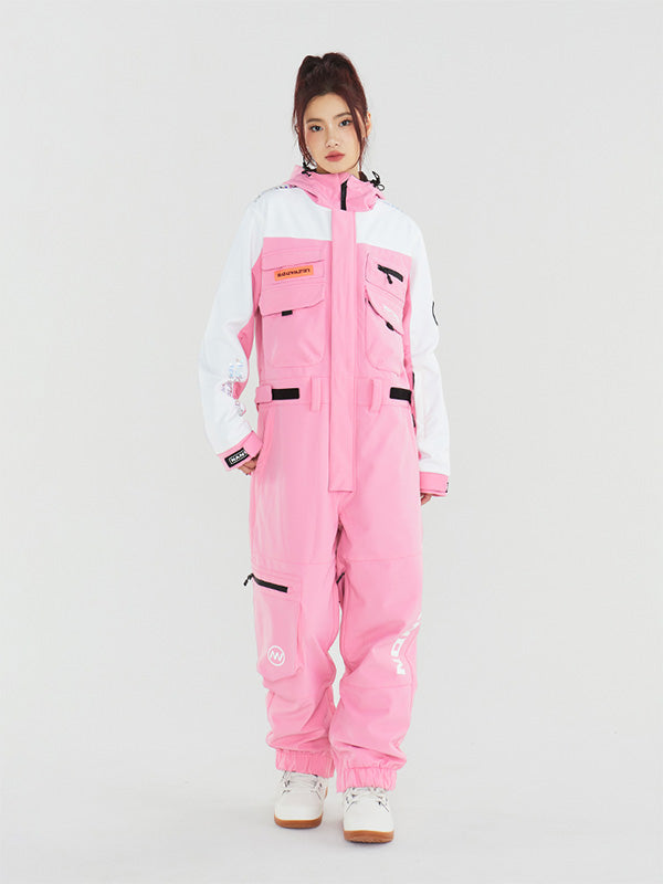 Combinaison de ski cargo de terrain Nandn pour femme
