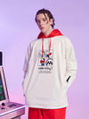 Sweat à capuche de snowboard Nandn x Hello Kitty pour femmes
