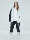 Combinaisons de ski Arctic Queen Divided Sky Colorblock pour femmes