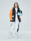 Combinaisons de ski Arctic Queen Divided Sky Colorblock pour femmes