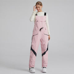 Salopette de ski d'hiver RIVIYELE pour femme, coupe-vent et réfléchissante.