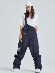 Salopette de ski en denim Dook Snow pour femmes
