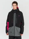 Veste de ski oversize Nandn Candy Snow pour homme
