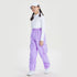Pantalon de jogging cargo taille haute pour enfant, style technique, idéal pour la neige