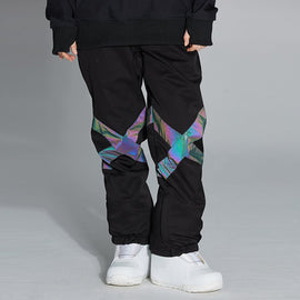 Pantalon de neige unisexe Arctic Queen Glimmer Neon Light Cross X