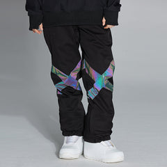 Pantalon de neige unisexe Arctic Queen Glimmer Neon Light Cross X