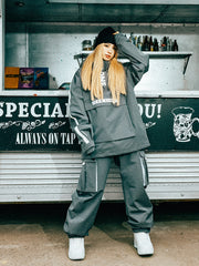 Combinaisons de snowboard Cosone Urban Groove pour femmes, style hip-hop urbain