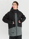 Veste de ski oversize Nandn Candy Snow pour femme
