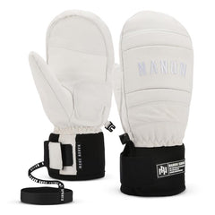 Gants de snowboard Nandn en cuir de chèvre pour homme, adaptés à toutes les conditions climatiques, hiver.
