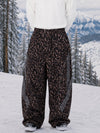 Pantalon de ski ample Nightline Park pour homme avec courbes réfléchissantes